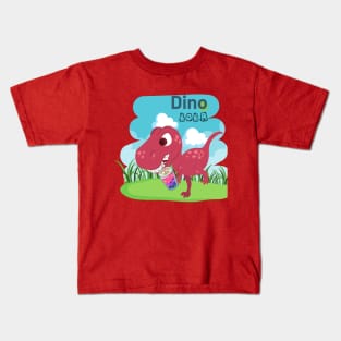 SWEET DINO BOBA DRINK - DINOSAUR Kids T-Shirt